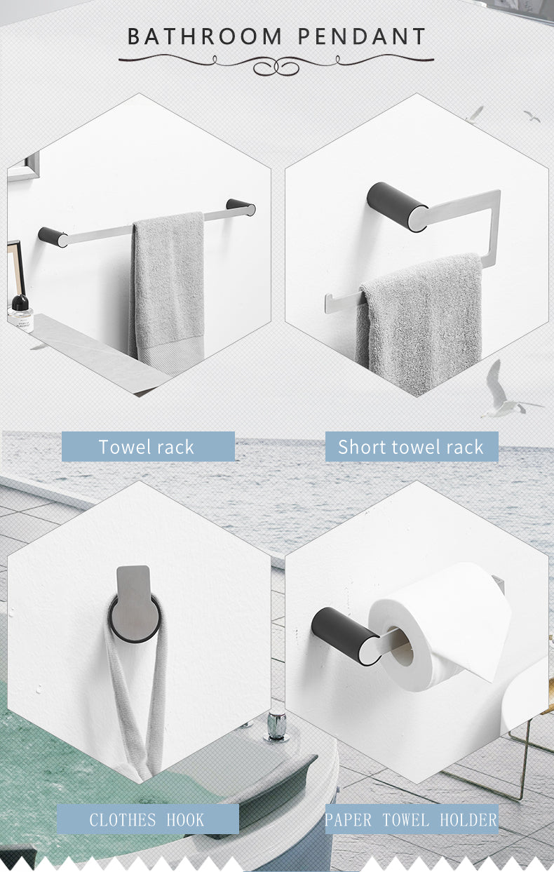 Bathroom Holder Set "Jet City"