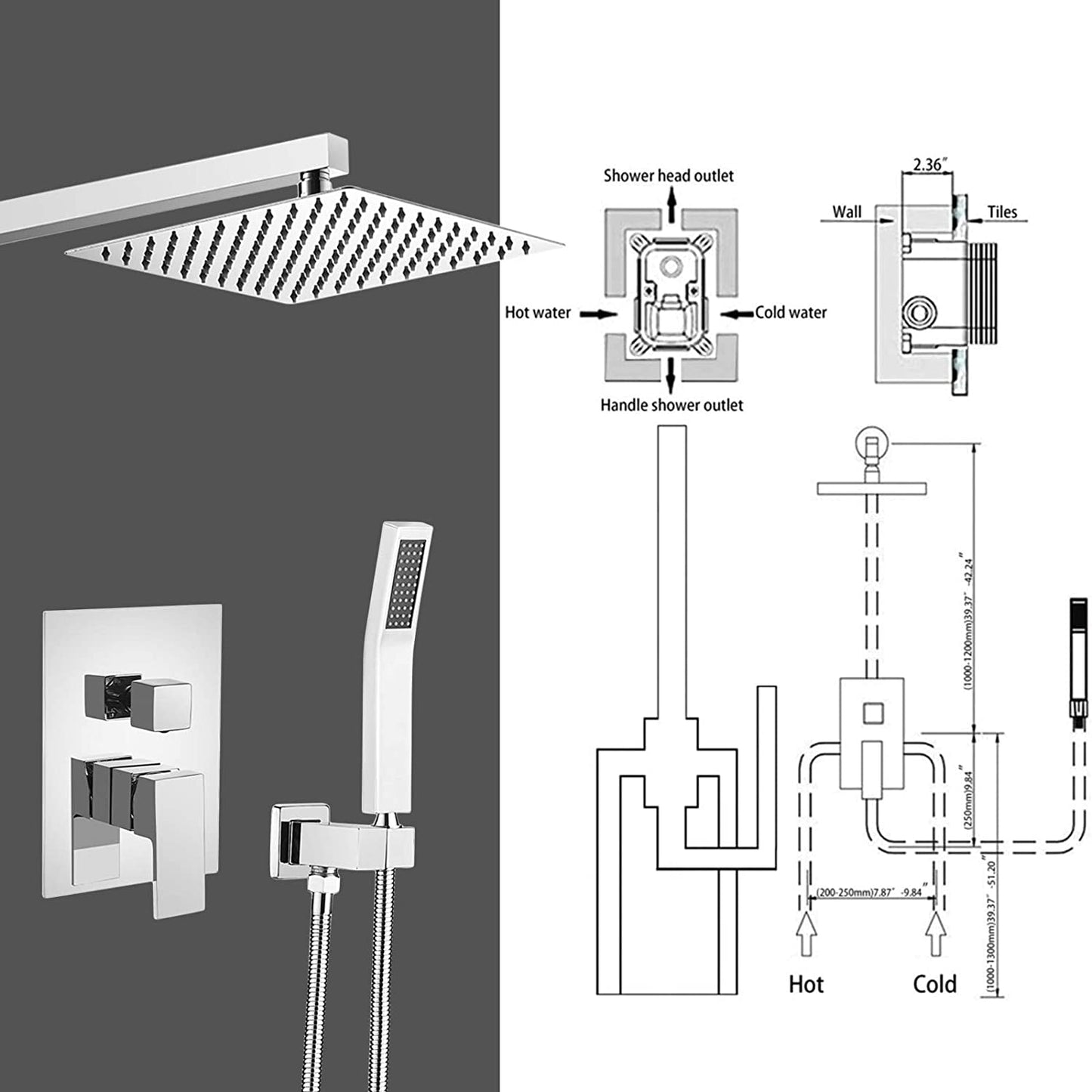 Shower faucet "Forget trouble"